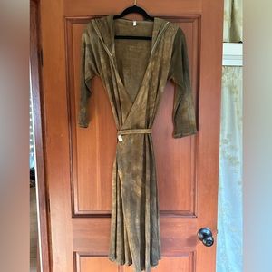 Sinew Moon Wrap Dress in Madrone 🌙